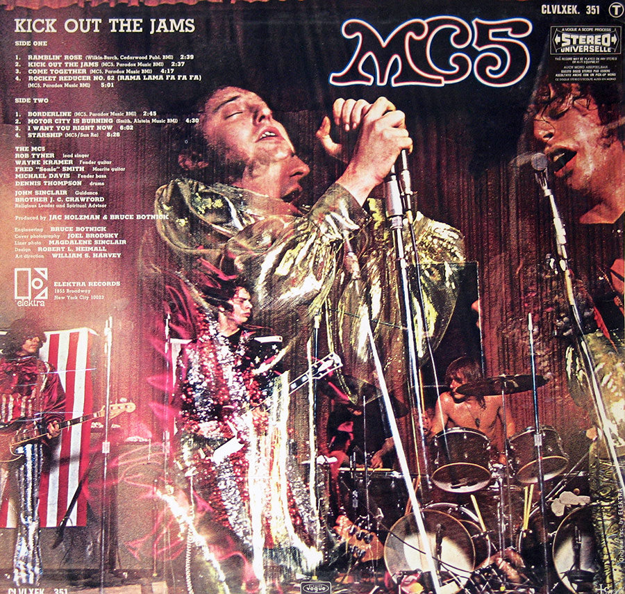 High Resolution #2 Photo MC5 Kick Out Jams France 