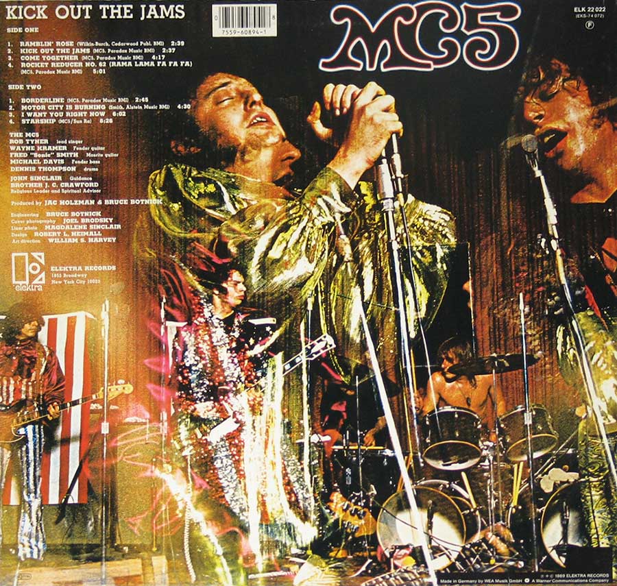 High Resolution #2 Photo MC5 Kick Out Jams Germany 