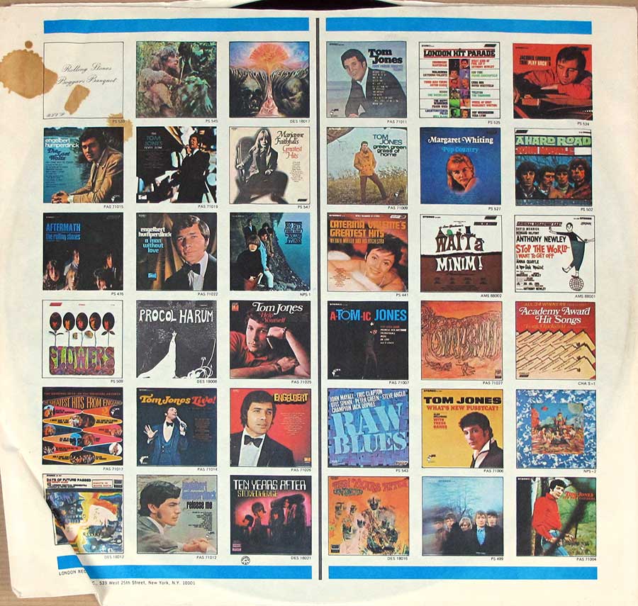 Photo One Of The Original Custom Inner Sleeve CARAVAN - In The Land Of Grey And Pink 