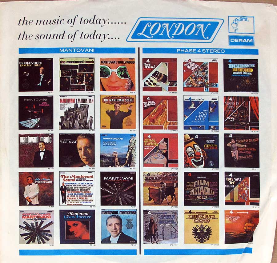 Photo Two of the original custom inner sleeve  CARAVAN - In The Land Of Grey And Pink