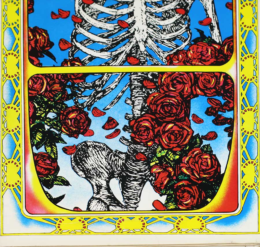 GRATEFUL DEAD - Live Aka Skull And Roses 2LP 12" ALBUM VINYL  back cover