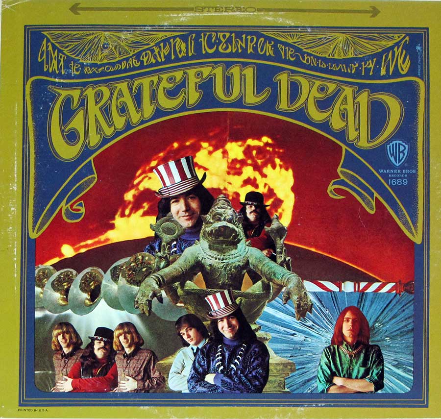 GRATEFUL DEAD - The Grateful Dead 1St Debut 12" LP Vinyl Album front cover