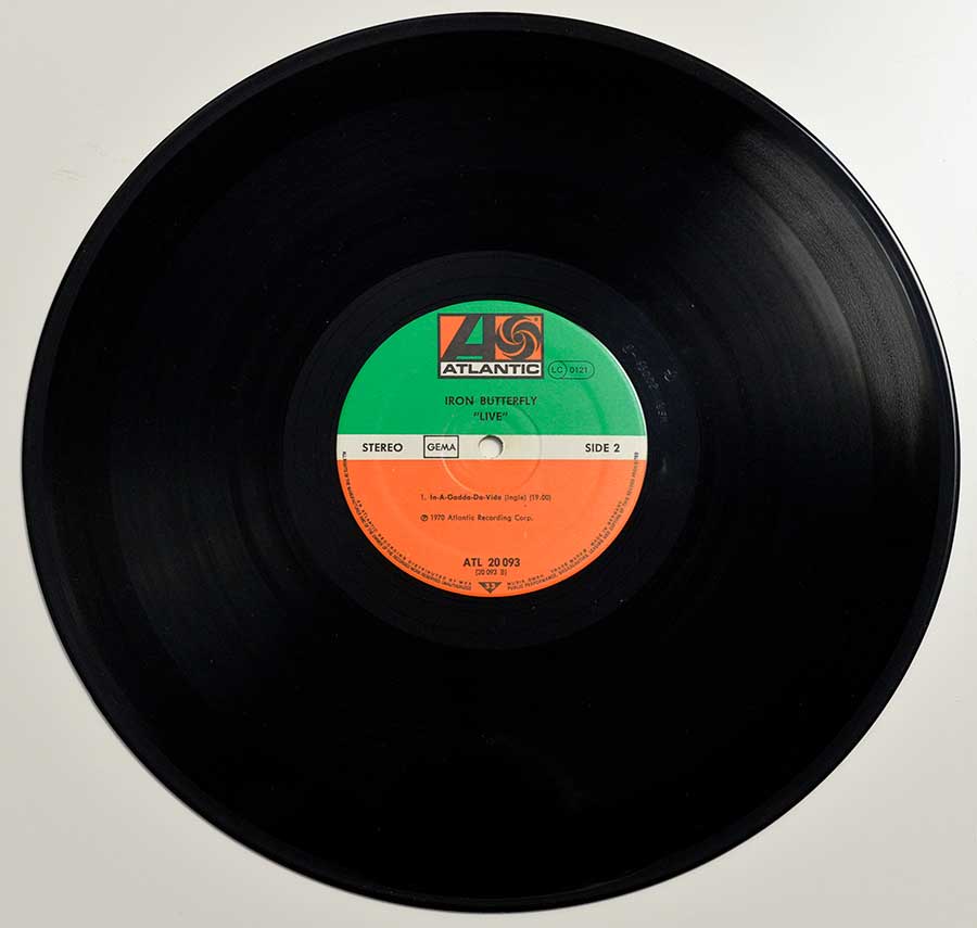 Photo of LP Side B IRON BUTTERFLY - Live (Rock Classics) 