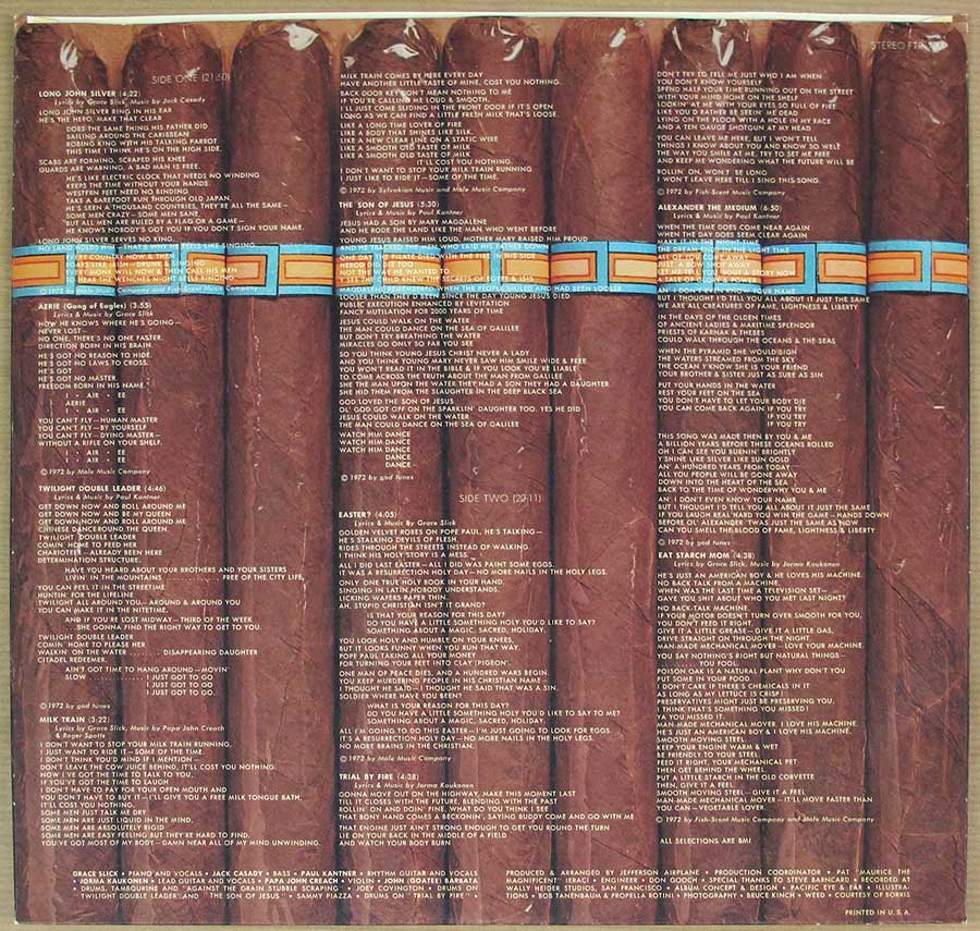 High Resolution Photo of jefferson airplane long john silver humidor 