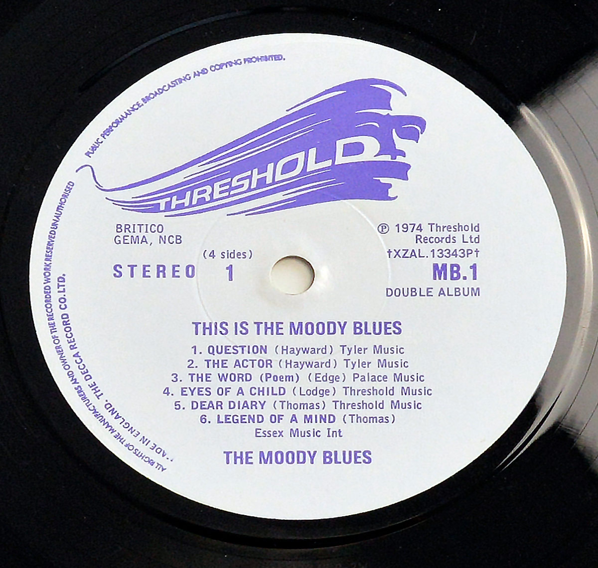 High Resolution Photo #5 Moody Blues – This Is The Moody Blues Vinyl Record