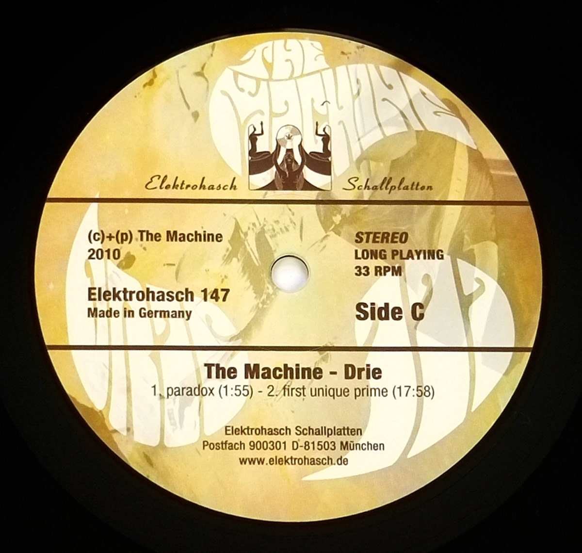 THE MACHINE - Drie vinyl lp record 