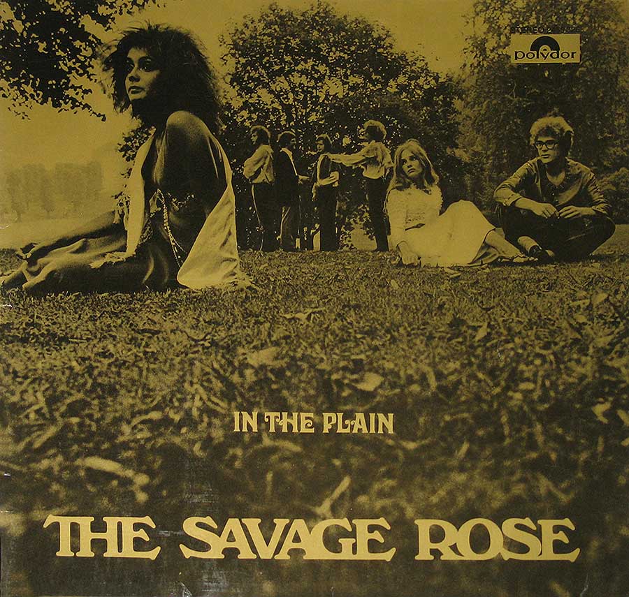 Front Cover Photo Of SAVAGE ROSE - In The Plain 12" Vinyl LP Album 