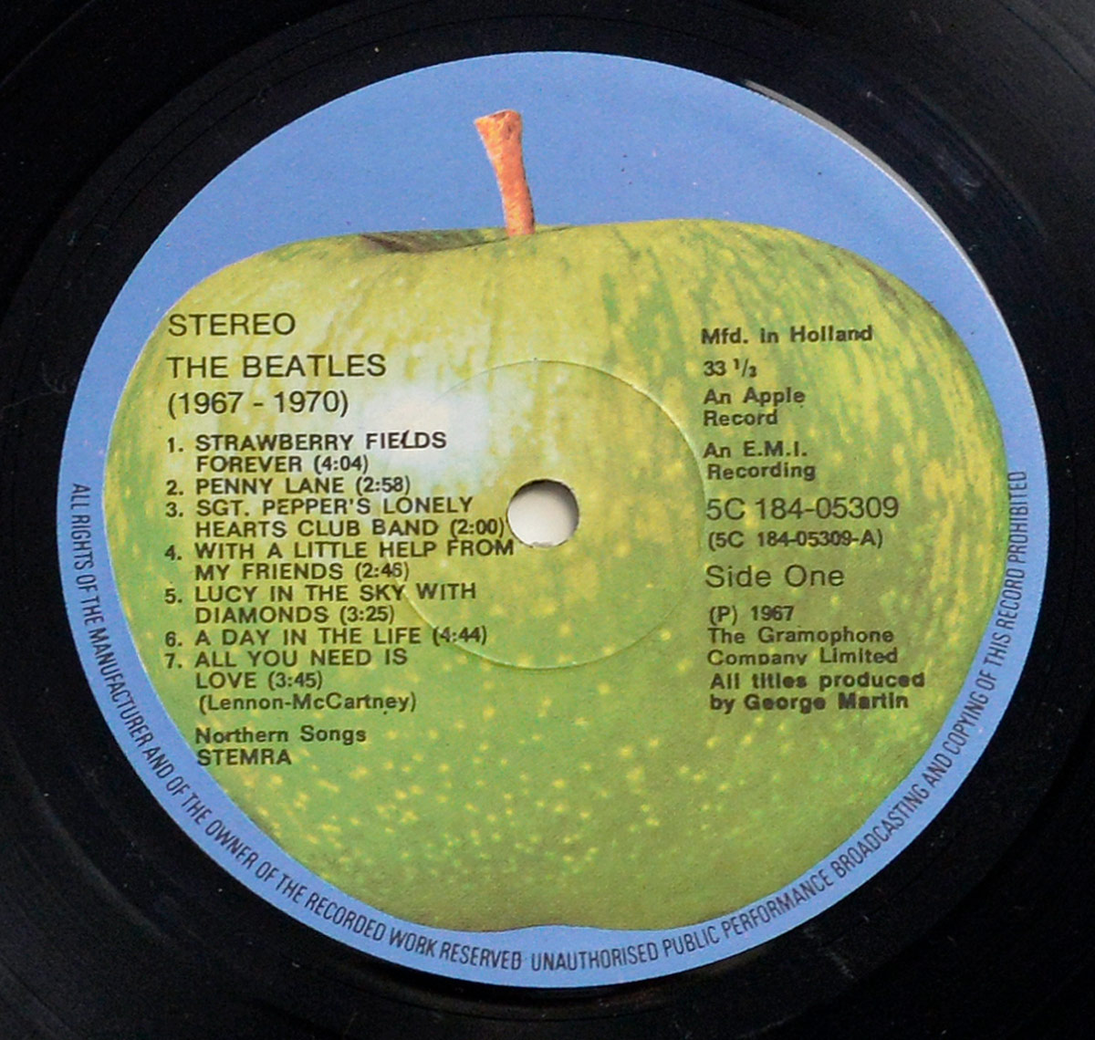 Record Label Side One