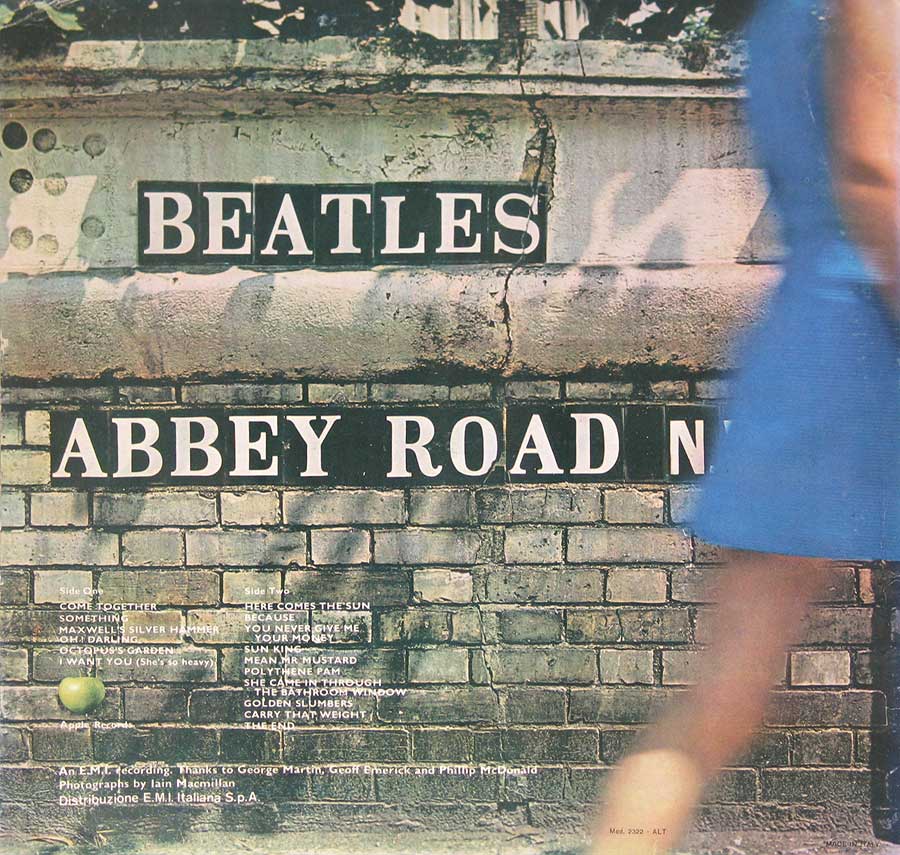 Photo of Album's Back Cover  