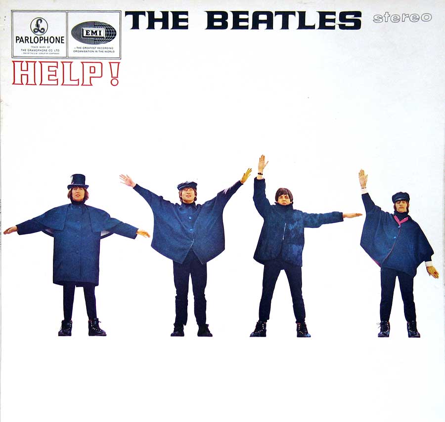 Album Front Cover Photo of BEATLES - Help! 