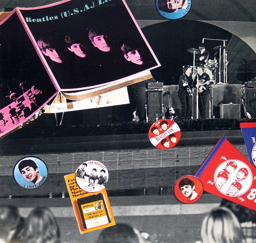 Photo of inner sleeve The Beatles -  At The Hollywood Bowl 