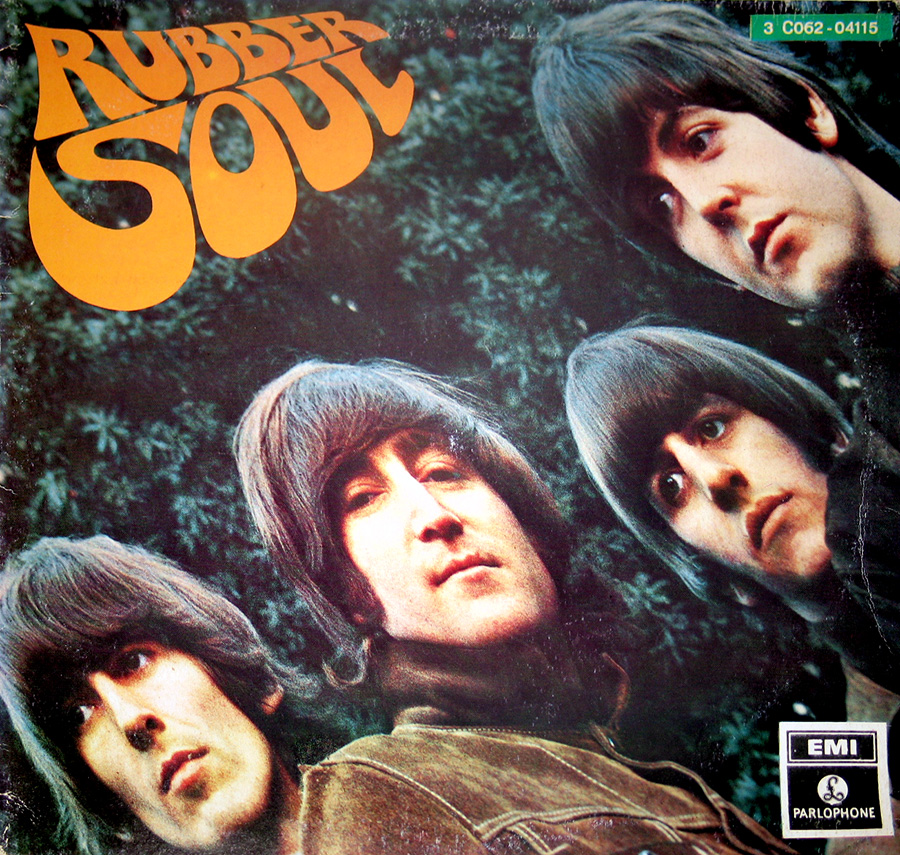Front Cover Photo Of BEATLES Rubber Soul Italy 12" Vinyl LP Album