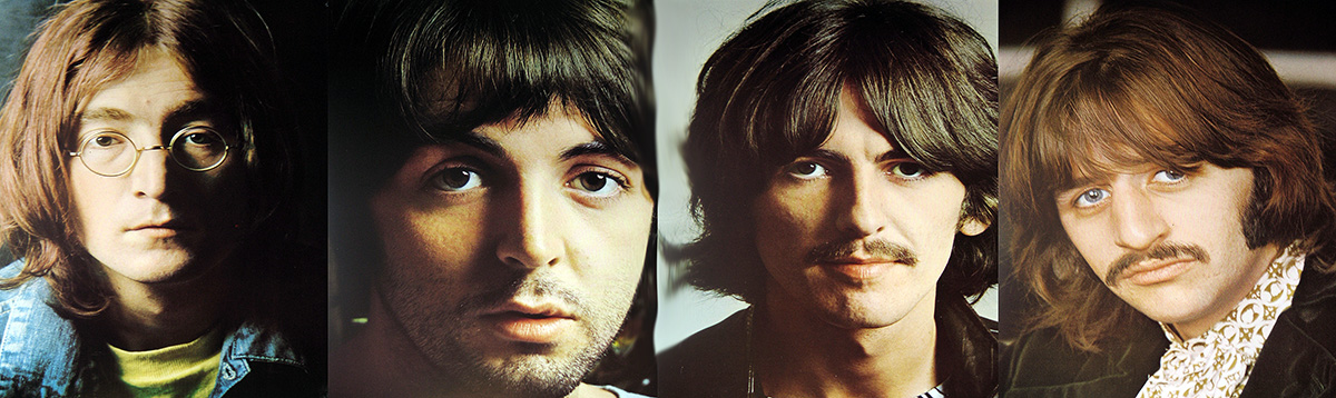 Large Album Front Cover Photo of The Beatles 
