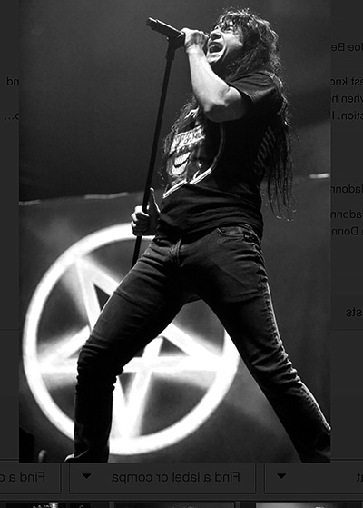 Belladonna Front cover Photo of JOEY BELLADONNA https://vinyl-records.nl/