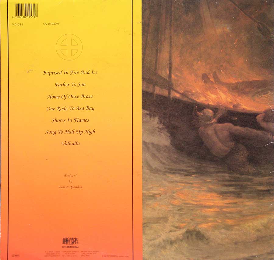 Photo of Album's Back Cover  