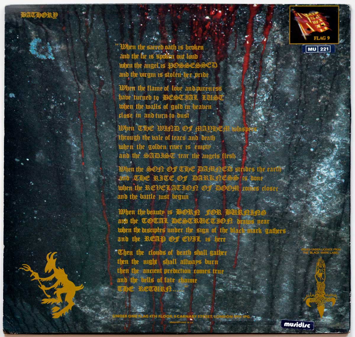High Resolution Photo #10 BATHORY - The Return https://vinyl-records.nl 