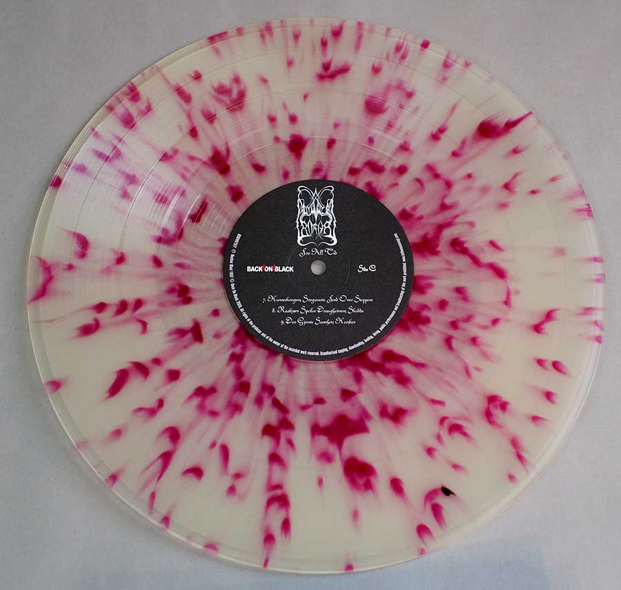DIMMU BORGIR - For All Tid Colour Violet Splatter Vinyl 2LP BONUS TRACKS 12" VINYL
 vinyl lp record 