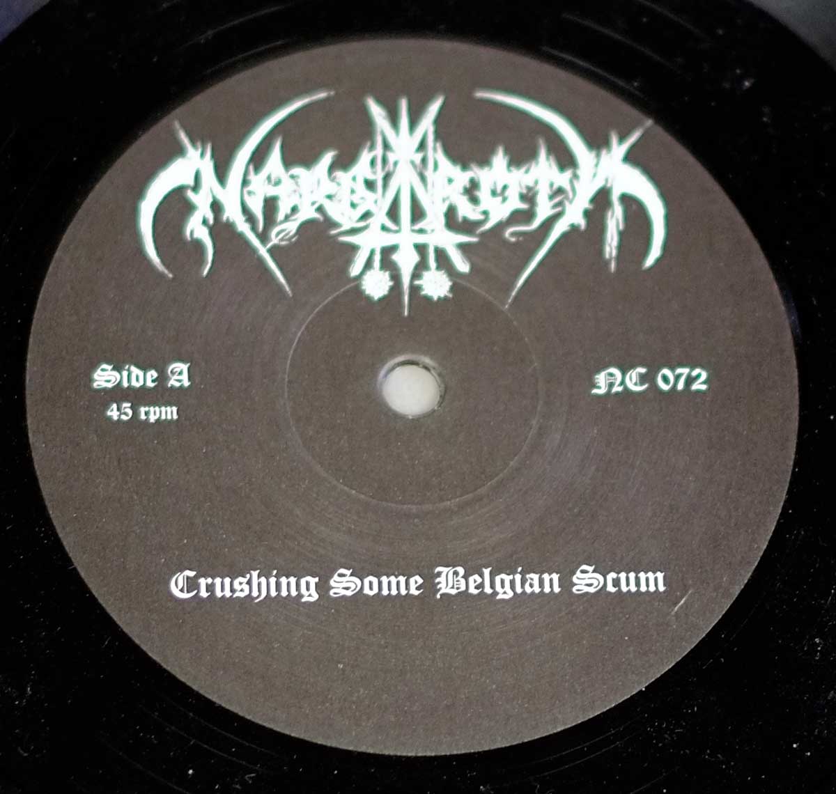 Side A of Crushing's Record Label