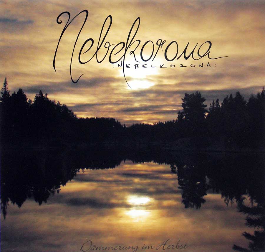 NEBELKORONA Dammerung im Herbst / Blatter im Wind Transparent vinyl Limited Edition  front cover https://vinyl-records.nl