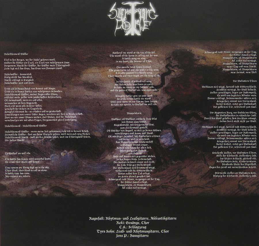 SURTURS LOHE - Vor Walvaters Thron Limited Edition handnumbered 12" Vinyl LP Album custom inner sleeve