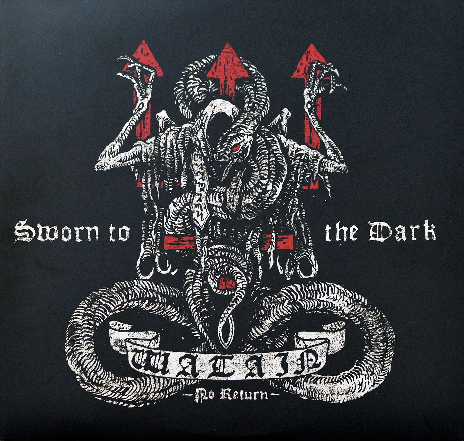 Album Front Cover Photo of WATAIN - Sworn To The Dark White Vinyl 