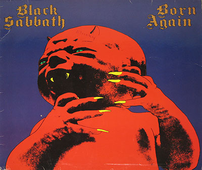 BLACK SABBATH - Born Again album front cover vinyl record