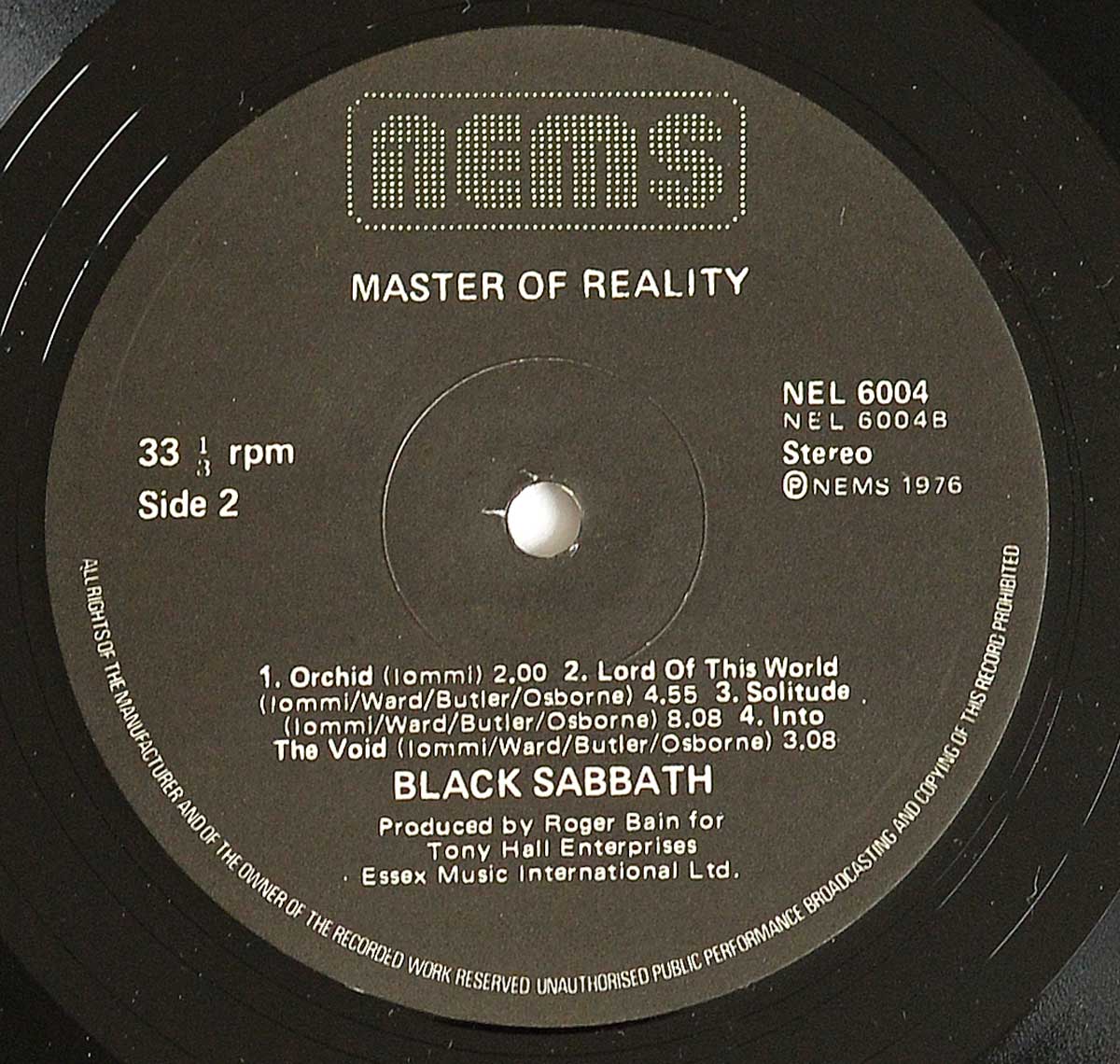 High Resolution Photo black sabbath master reality usa 