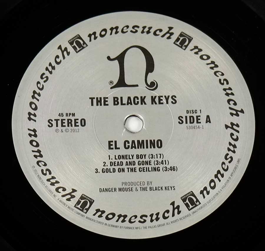 BLACK KEYS - El Camino 2LP 12" &  7" Single + Large Poster Vinyl Album
 vinyl lp record 