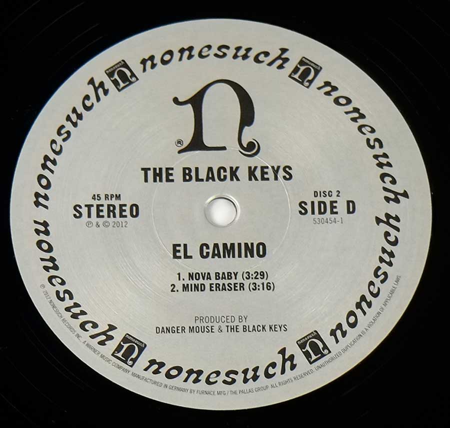 BLACK KEYS - El Camino 2LP 12" &  7" Single + Large Poster Vinyl Album
 vinyl lp record 
