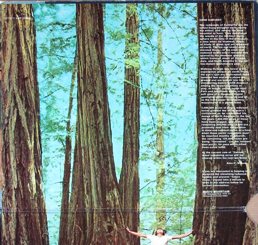 Photo of the left page inside cover CANNED HEAT - Future Blues 