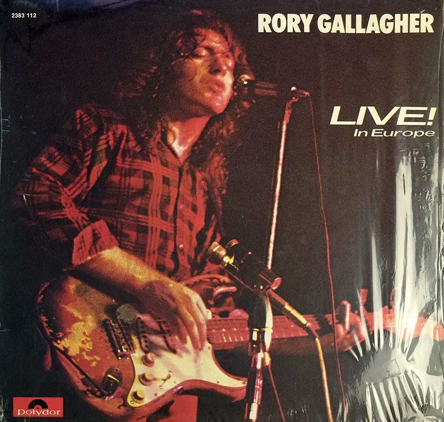 RORY GALLAGHER - Live in Europe German Release 12" Vinyl LP Album front cover