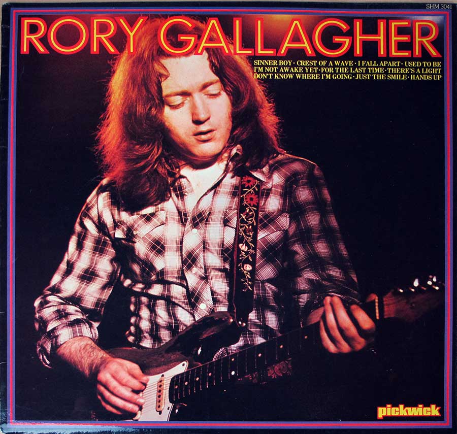 RORY GALLAGHER S/T Self-Titled PickwicK UK 12" LP Vinyl Album front cover