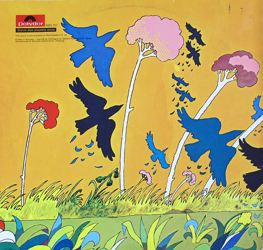 Photo of album back cover STONE THE CROWS  - Self-Titled Gatefold Album Cover