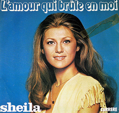 SHEILA - L'Amour Qui Brule en Moi album front cover vinyl record