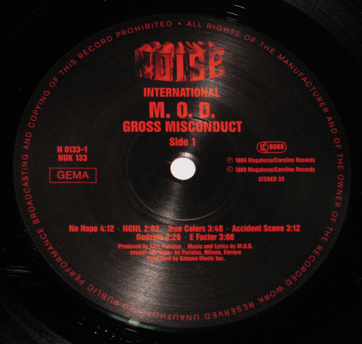 High Resolution #4 Photo M.O.D Gross Misconduct (MOD Method Of Destruction) 