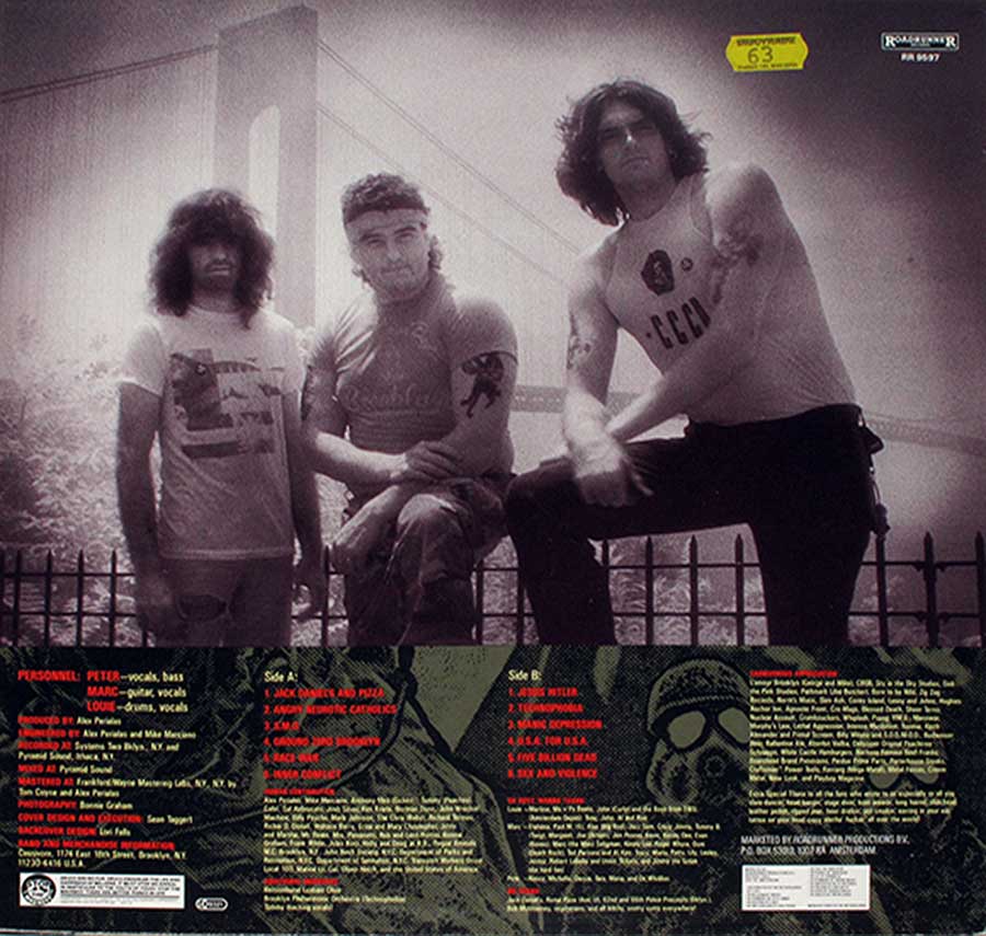 High Resolution Photo Album Back Cover of CARNIVORE - Retaliation https://vinyl-records.nl