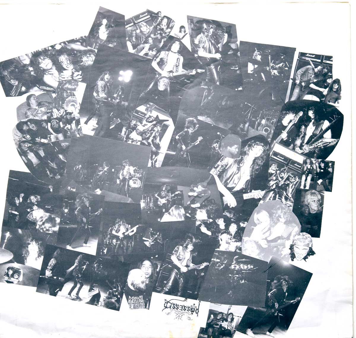 High Resolution Photo  of the  Original Custom Inner Sleeve (OIS) #1 of POSSESSED - Seven Churches https://vinyl-records.nl