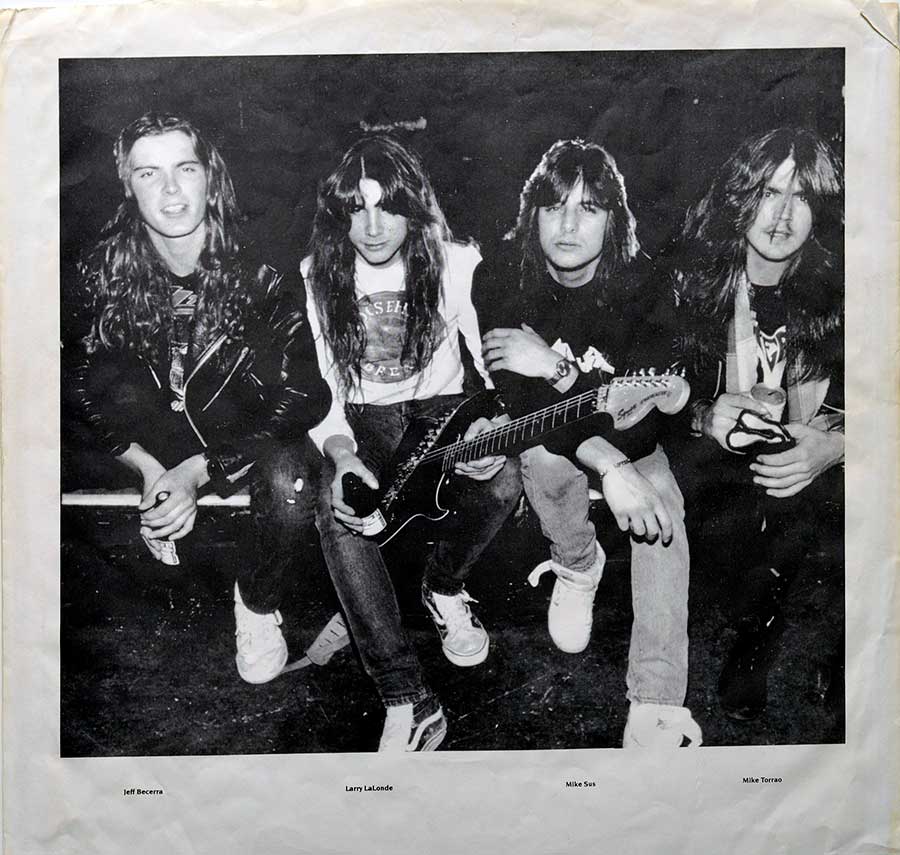 POSSESSED - The Eyes of Horror USA Combat 12" Vinyl LP Album 
 custom inner sleeve