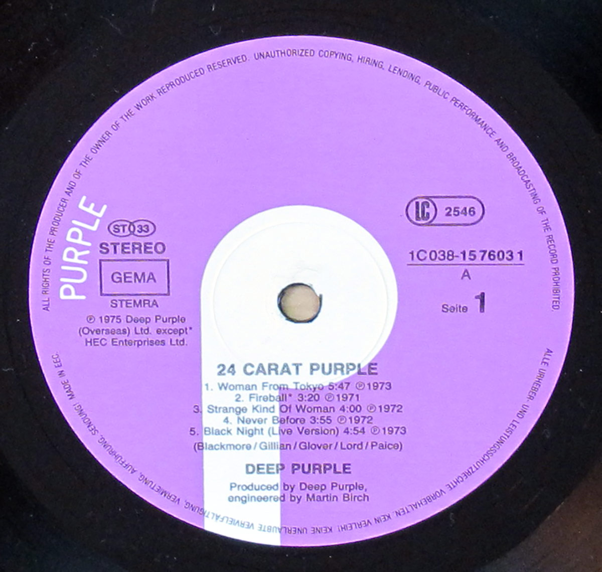 High Resolution Photo Deep Purple 24 Carat 