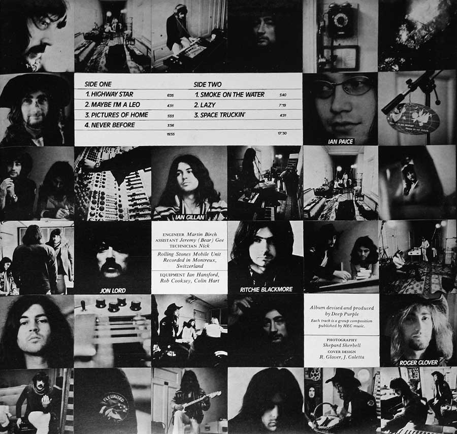 High Resolution Photo deep purple machine head gb black border Vinyl Record