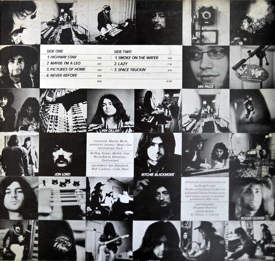 High Resolution Photo #4 DEEP PURPLE Machine Head Italy 