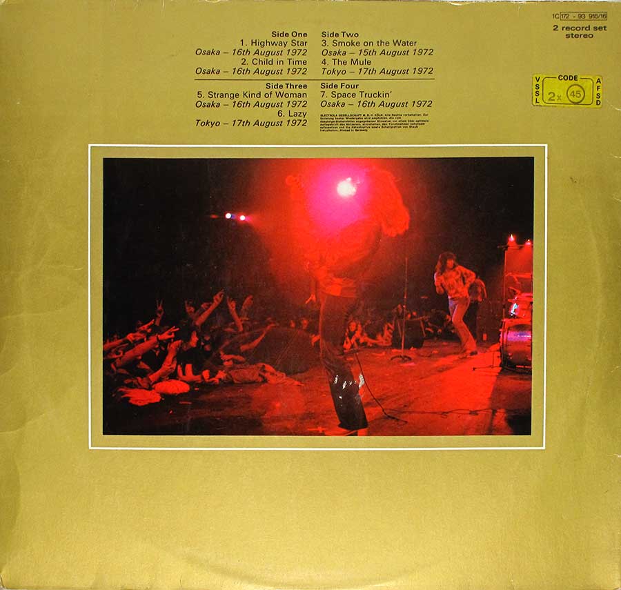 High Resolution #2 Photo DEEP PURPLE Made In Japan Germany 