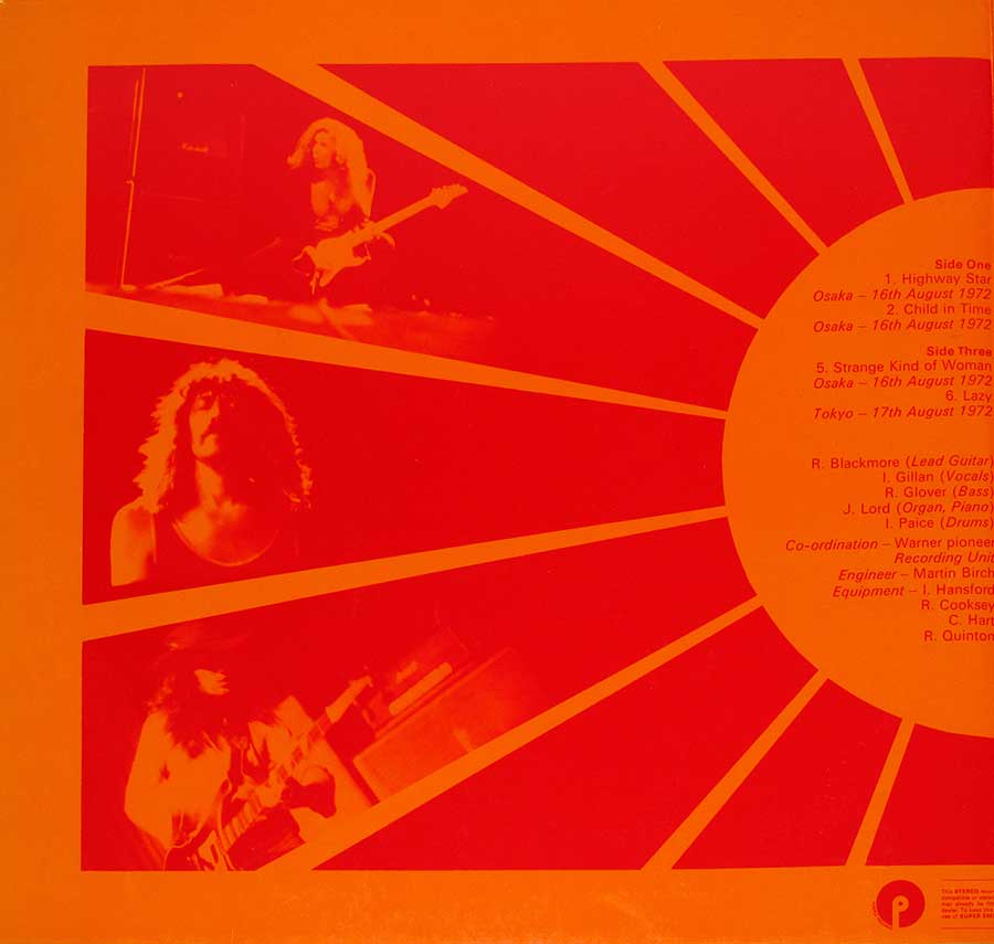 High Resolution #3 Photo DEEP PURPLE Made In Japan Germany 