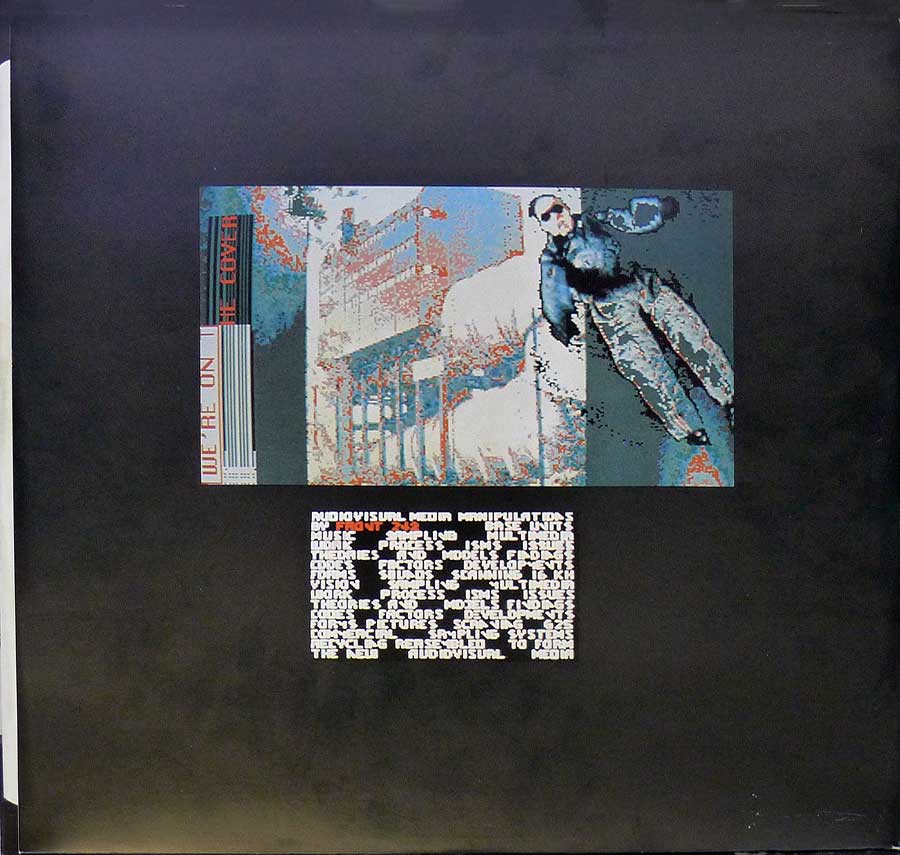 Photo Two of the original custom inner sleeve  FRONT 242 - OFFICIAL VERSION 12" LP VINYL