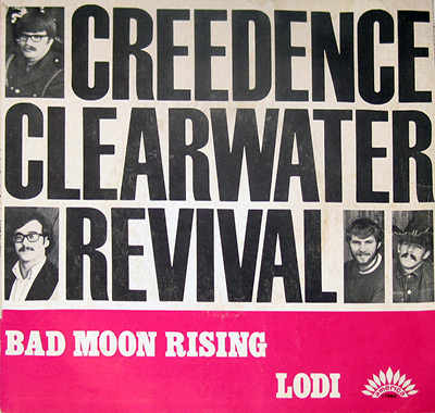 CCR CREEDENCE CLEARWATER REVIVAL - Bad Moon Rising  album front cover vinyl record