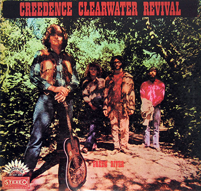 CCR CREEDENCE CLEARWATER REVIVAL - Green River (European and USA Releases) album front cover vinyl record