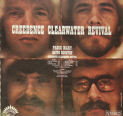 CCR CREEDENCE CLEARWATER REVIVAL - Proud Mary Bayou Country album front cover vinyl record