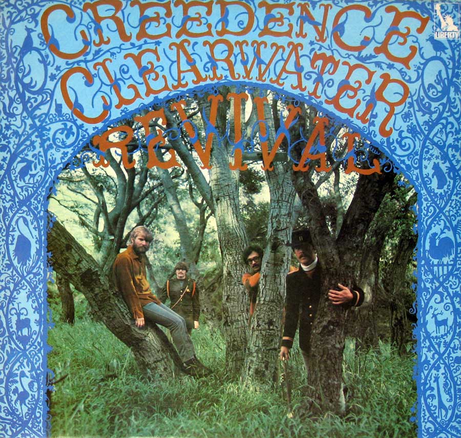 CREEDENCE CLEARWATER REVIVAL - Self-titled ( USA Release ) 12" Vinyl LP Album front cover https://vinyl-records.nl
