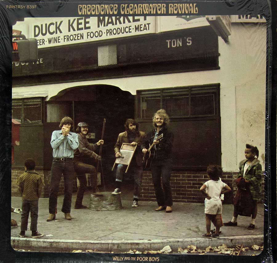 CREEDENCE CLEARWATER REVIVAL - Willy And The Poorboys 12" Vinyl LP Album  front cover https://vinyl-records.nl