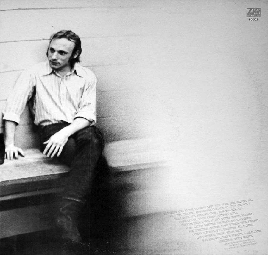 CROSBY STILLS NASH AND YOUNG - 4 Way Street 12" Vinyl LP Album 
 inner gatefold cover